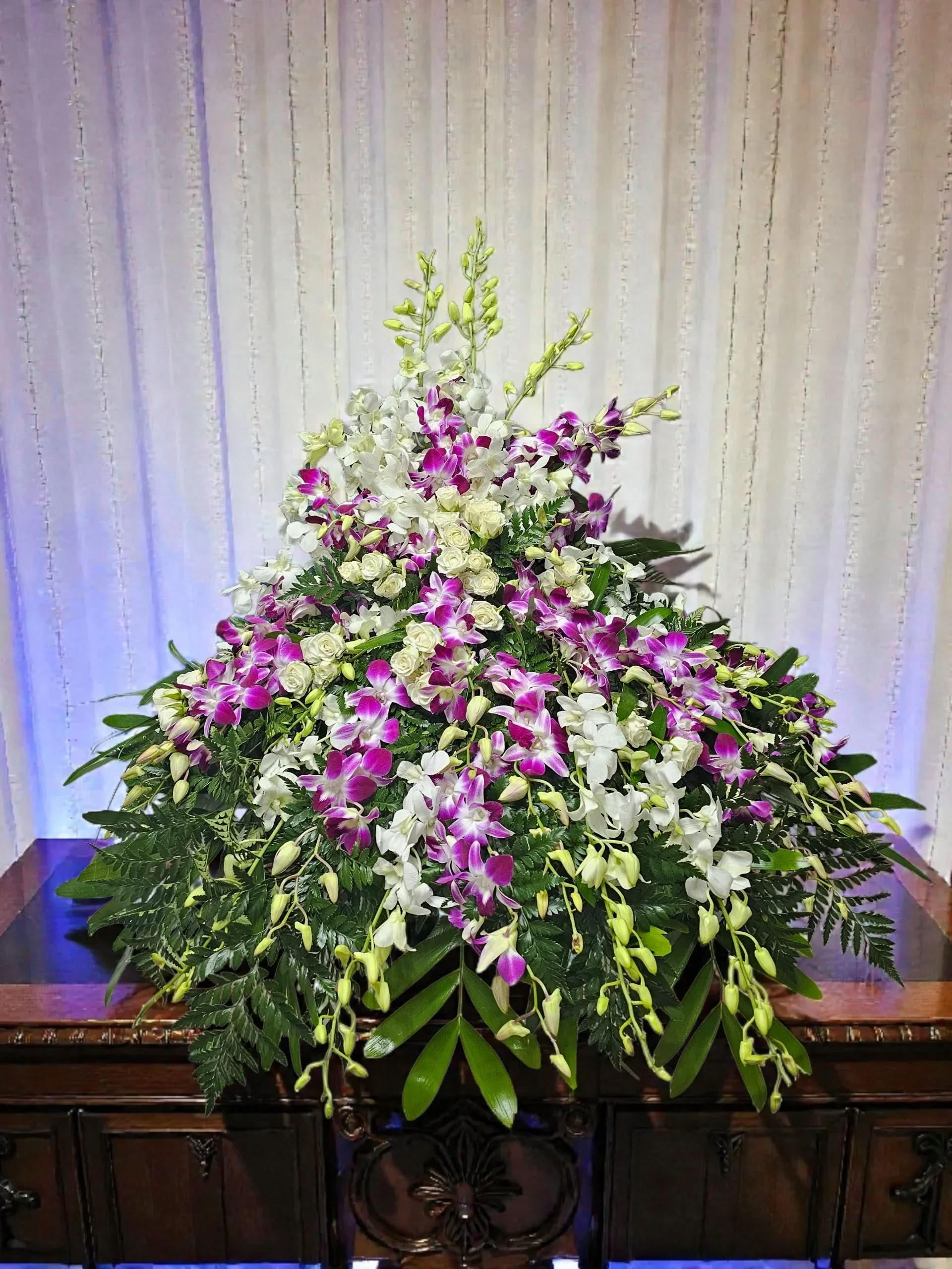 Casket Manto de Orquídeas