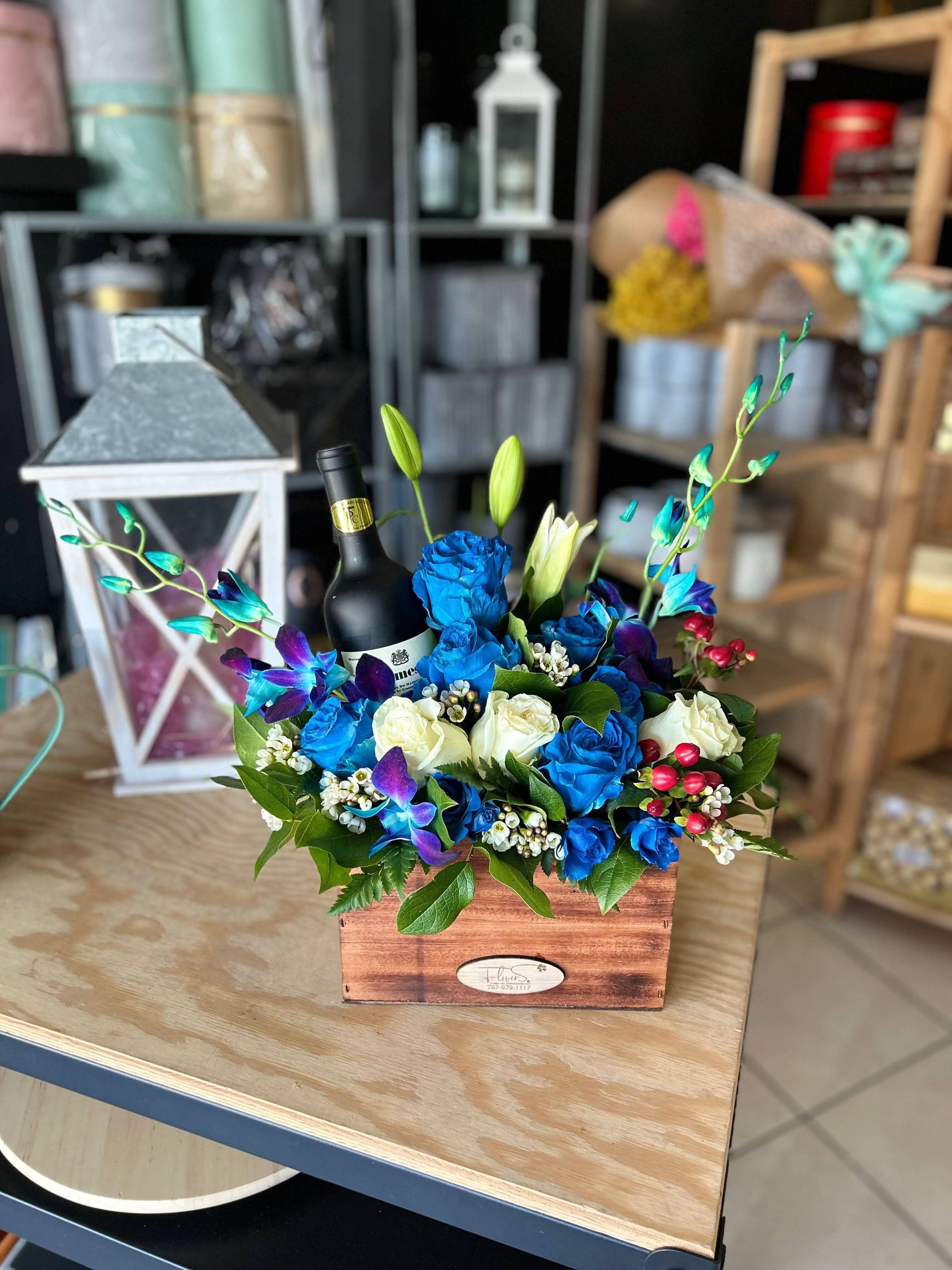 Wine Delight - FLOVERS Flower Shop